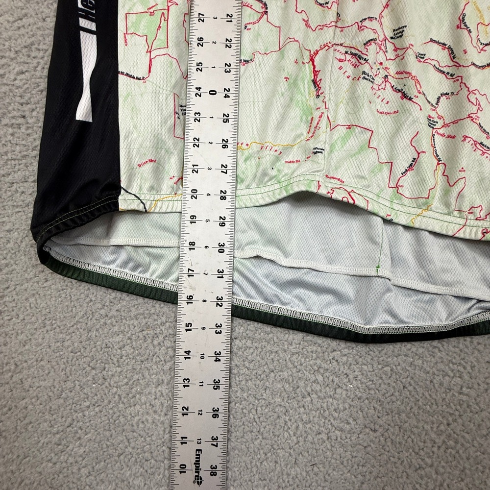 Voleer Save Mount Diablo Cycling Jersey 3X Large Green Map 30th Challenge - Picture 6 of 8